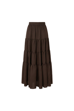 Samara Skirt Chocolate Silk