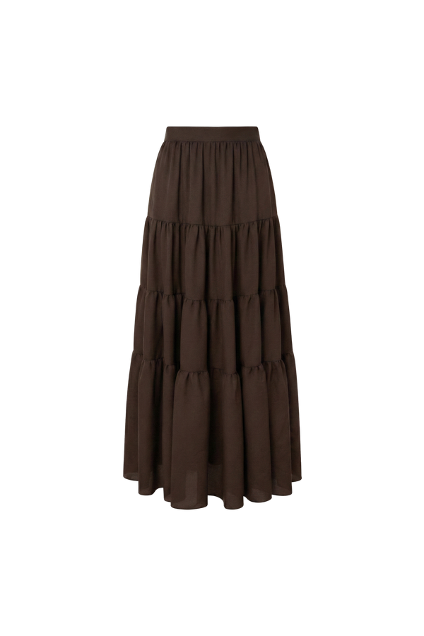 Samara Skirt Chocolate Silk