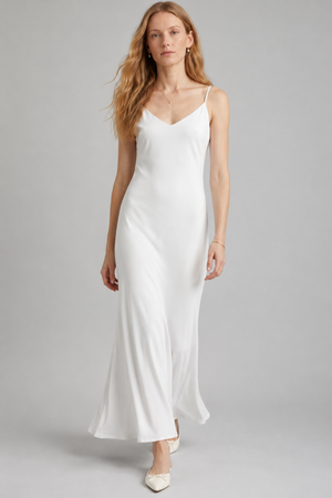 Vikki Maxi Dress Cloud Silk, view 7