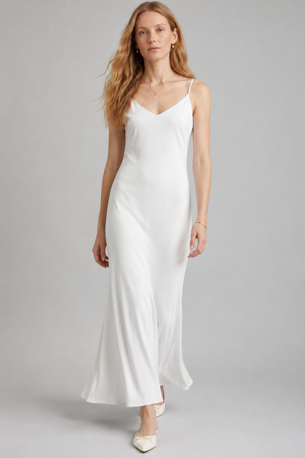 Vikki Maxi Dress Cloud Silk, view 7