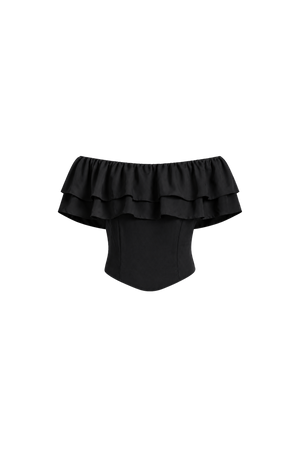 Ruth Top Carbon Silk