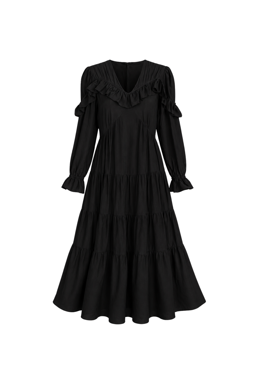 Samara Maxi dress Carbon Silk
