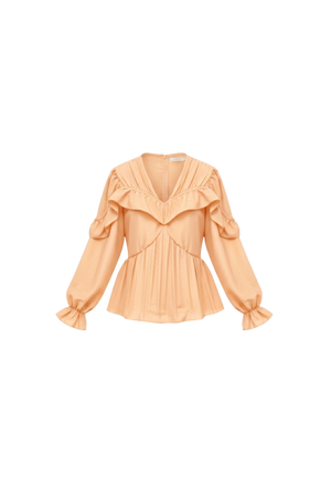 Samara Top Peach Silk